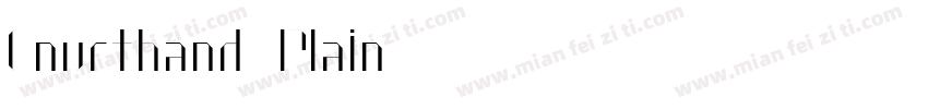 Courthand Plain字体转换
